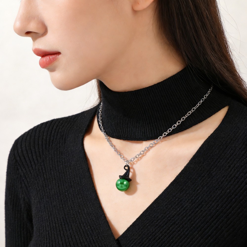 Wicked Inspired Witch Hat & Cr - Pearl Necklace のレビューと価格
