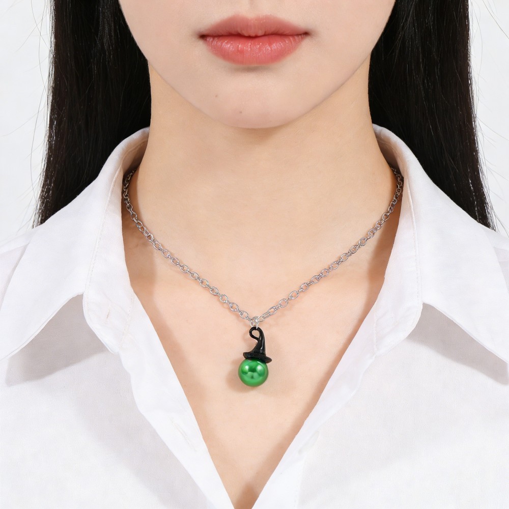Wicked Inspired Witch Hat & Cr - Pearl Necklace のレビューと価格