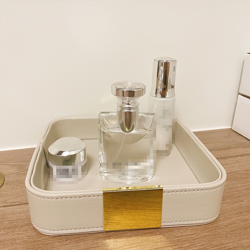 Leather Desk Tray Desktop Stor - Jewelry And Watches Store のレビューと価格