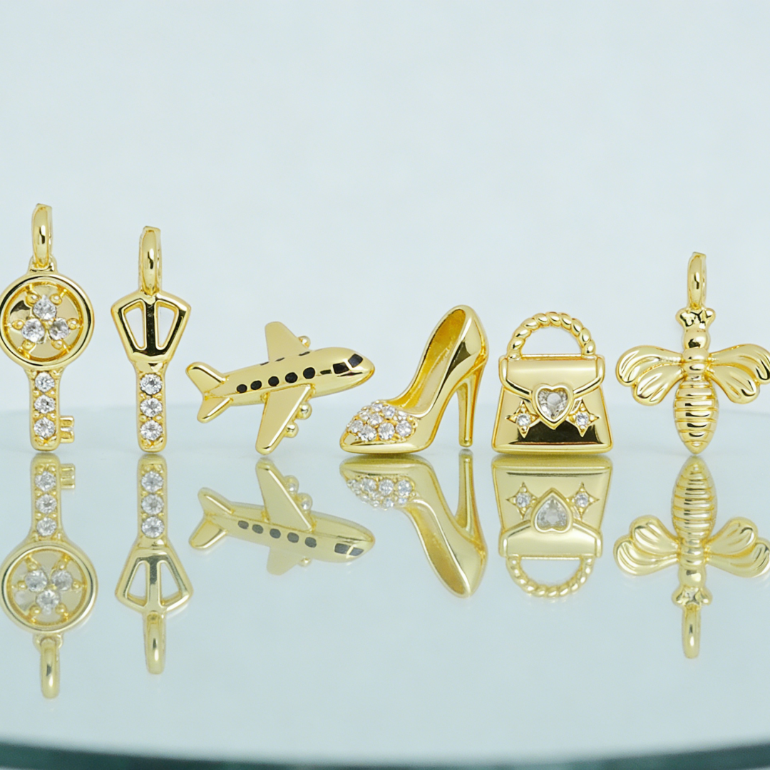 5Pcs Pendants Brass Cubic Zirc - Tennis Bracelet Cubic のレビューと価格
