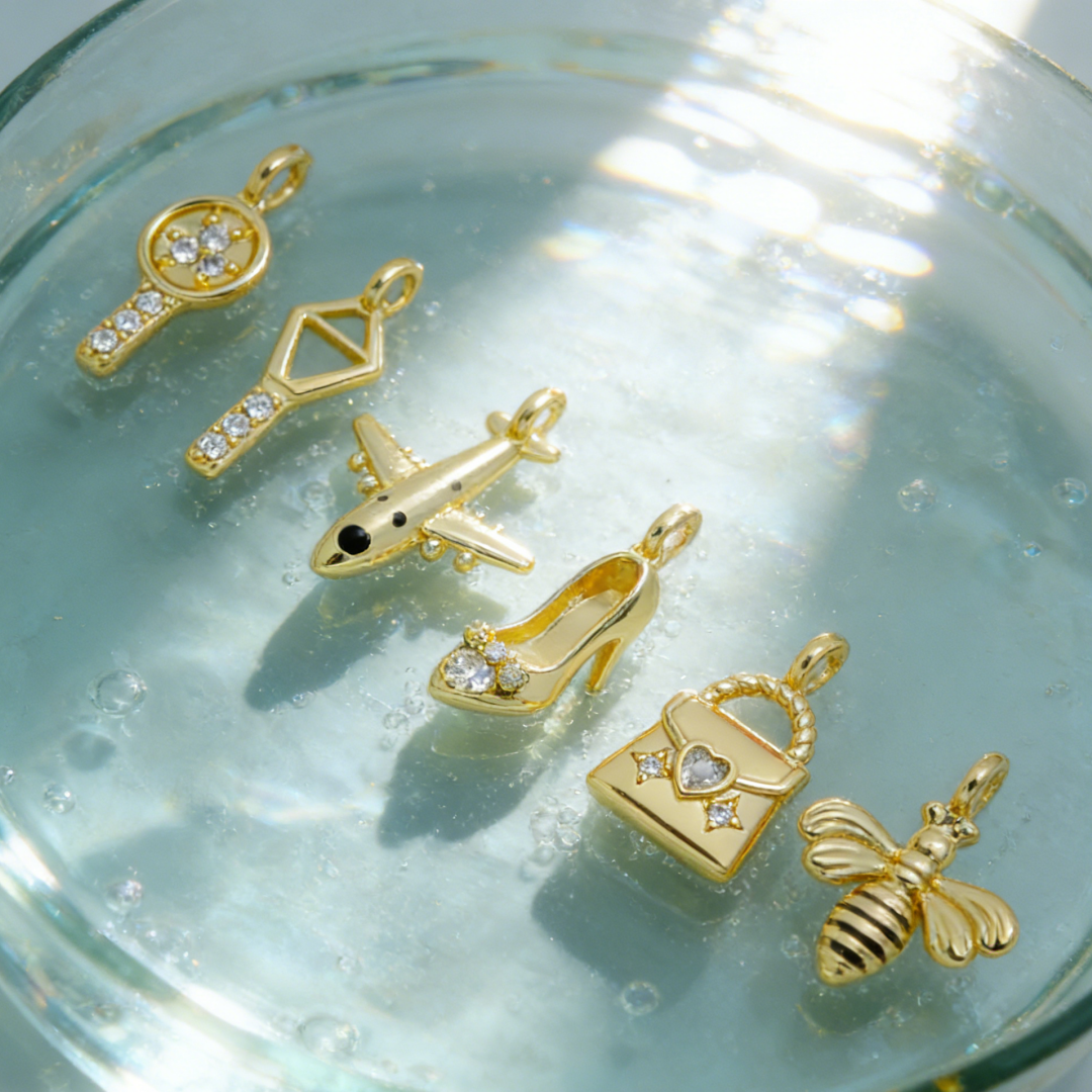 5Pcs Pendants Brass Cubic Zirc - Tennis Bracelet Cubic のレビューと価格