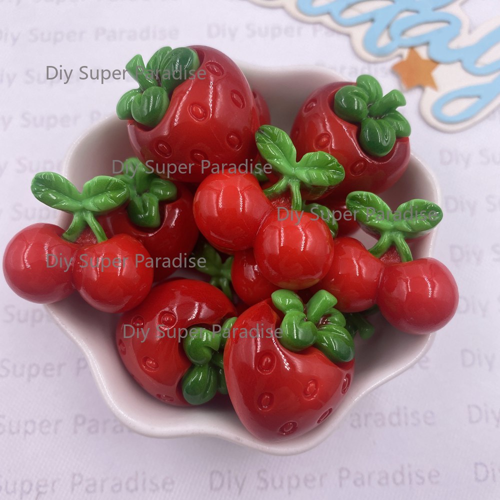 8PCS Resin Kawaii Colorful Red - Paradise Jewelry & Watches Dolphin Mall のレビューと価格