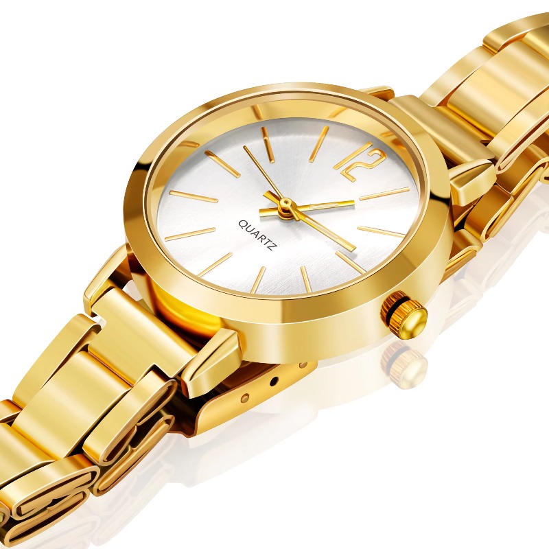 2pcs Set Watch Luxury Women Si - Jewelry Watches For Women のレビューと価格