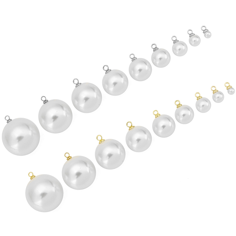 20pcs Imitation Pearl Beads Ea - Pearl Necklace のレビューと価格