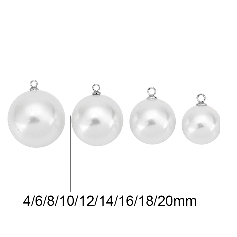 20pcs Imitation Pearl Beads Ea - Pearl Necklace のレビューと価格