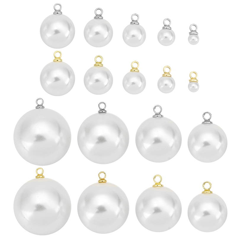 20pcs Imitation Pearl Beads Ea - Pearl Necklace のレビューと価格