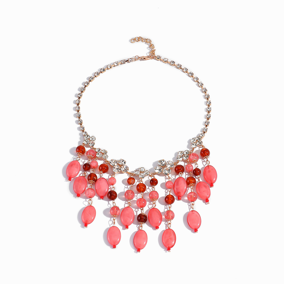 Trendy Pink Red Teardrop Beade - Jewelry & Watches Review のレビューと価格