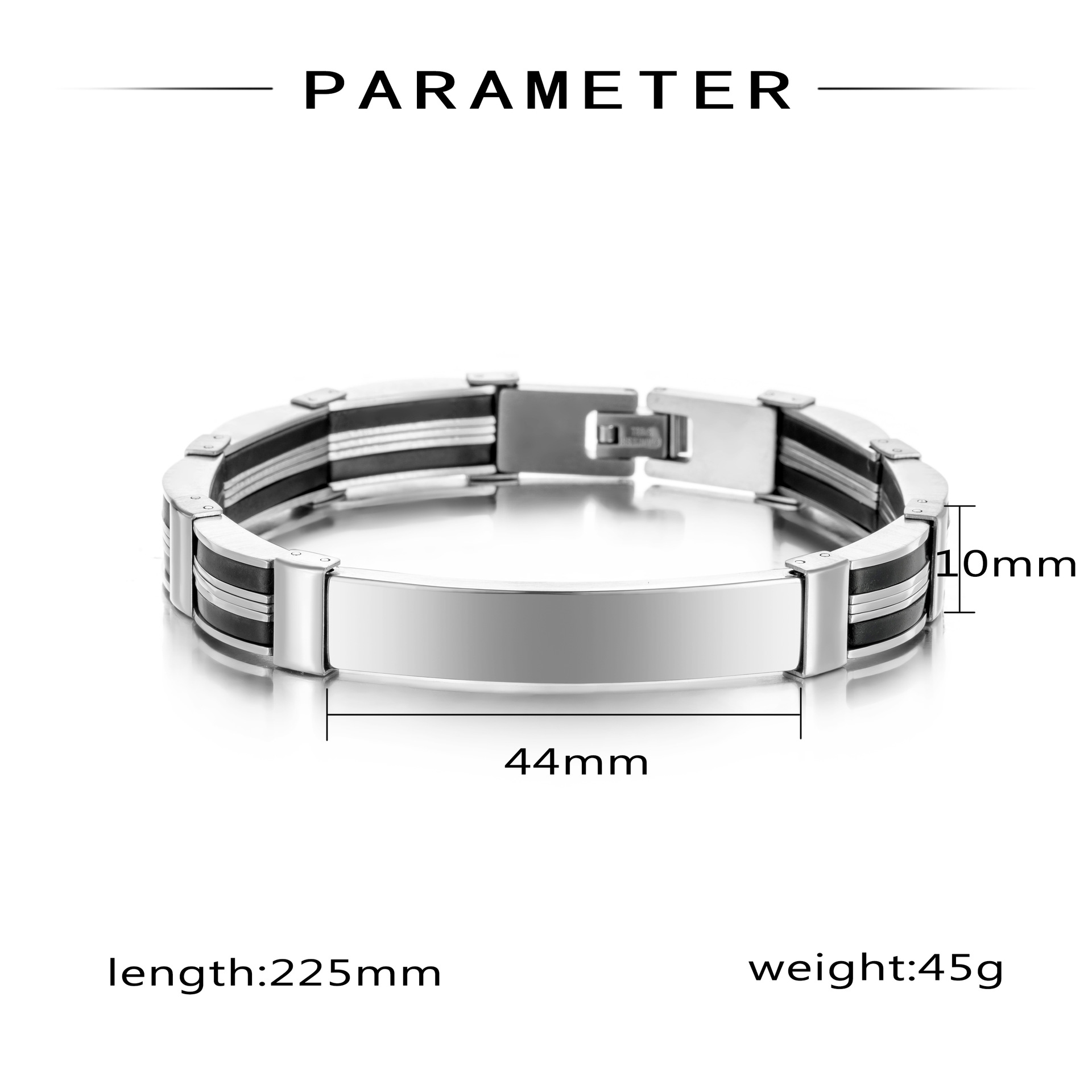 Punk Custom TEXT Name Men Stai - Jewelry Watches For Women のレビューと価格