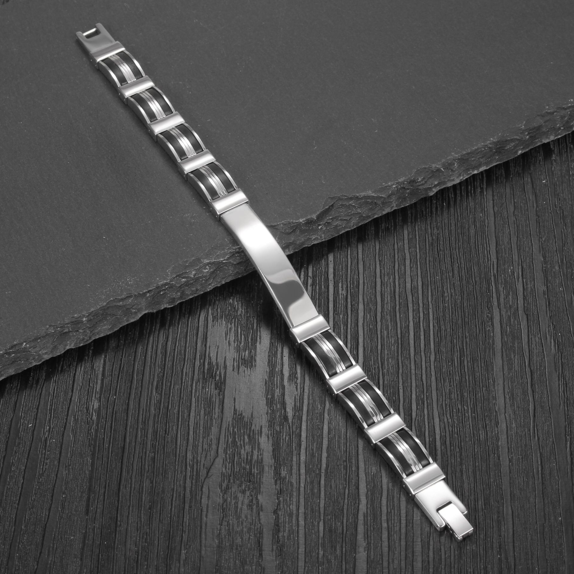 Punk Custom TEXT Name Men Stai - Jewelry Watches For Women のレビューと価格