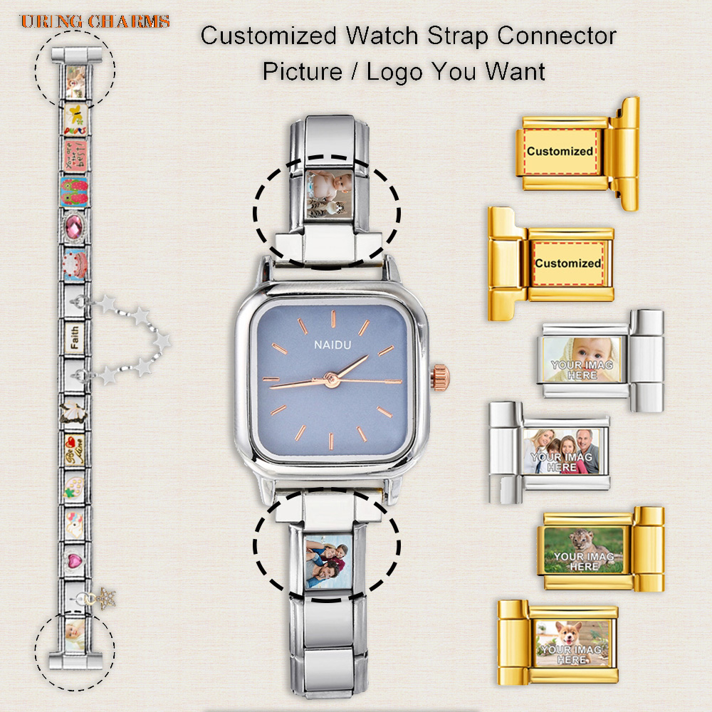 1 pair Picture Logo Customized - Jewelry Watches For Women のレビューと価格