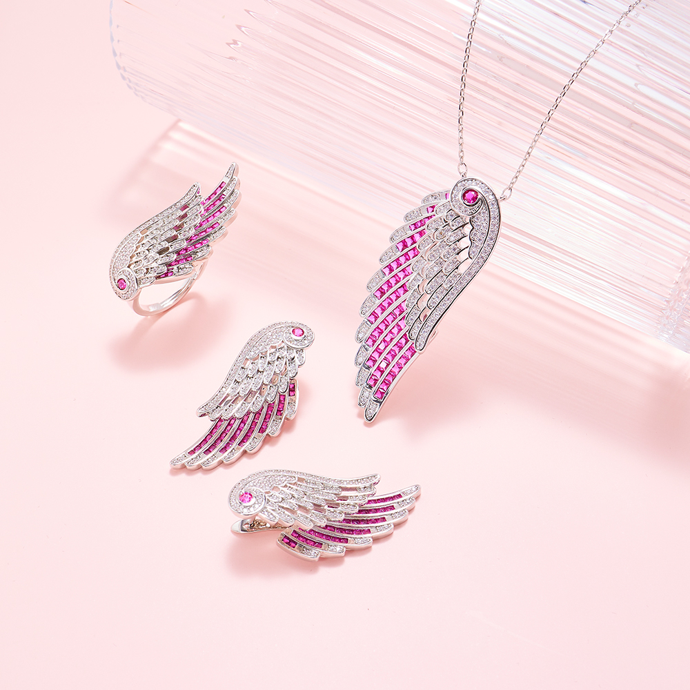 IN JEWELIFE Cubic Zircon Wings - Paradise Jewelry & Watches Dolphin Mall のレビューと価格