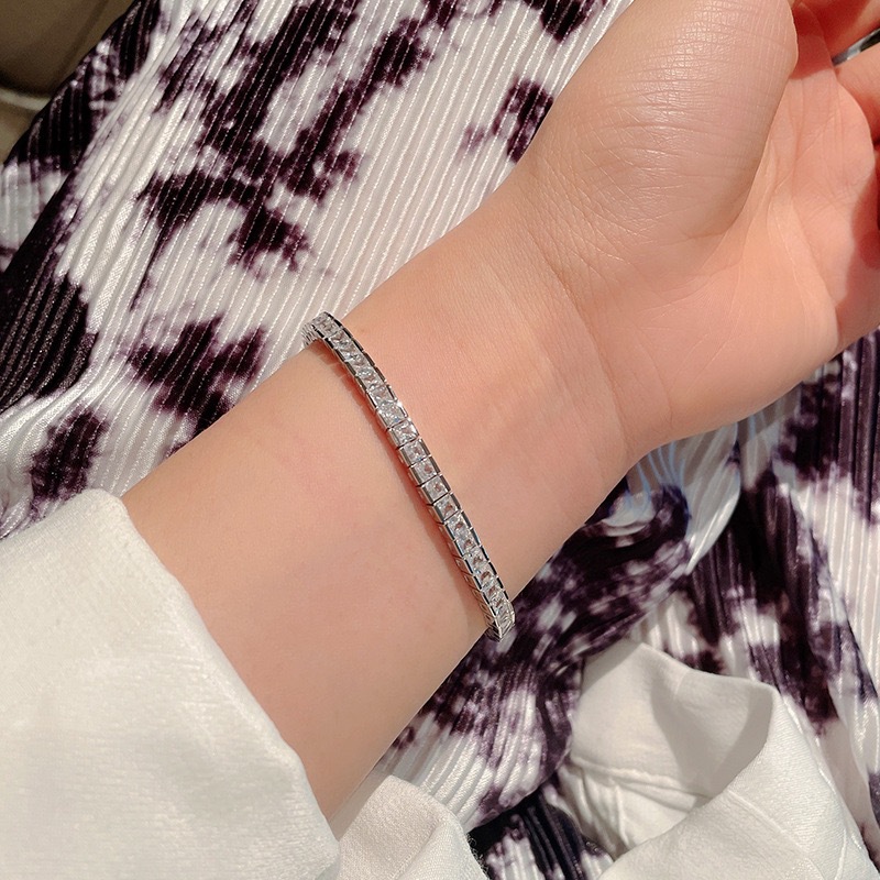 Brand Fashion Tennis bracelet  - Tennis Bracelet Cubic のレビューと価格