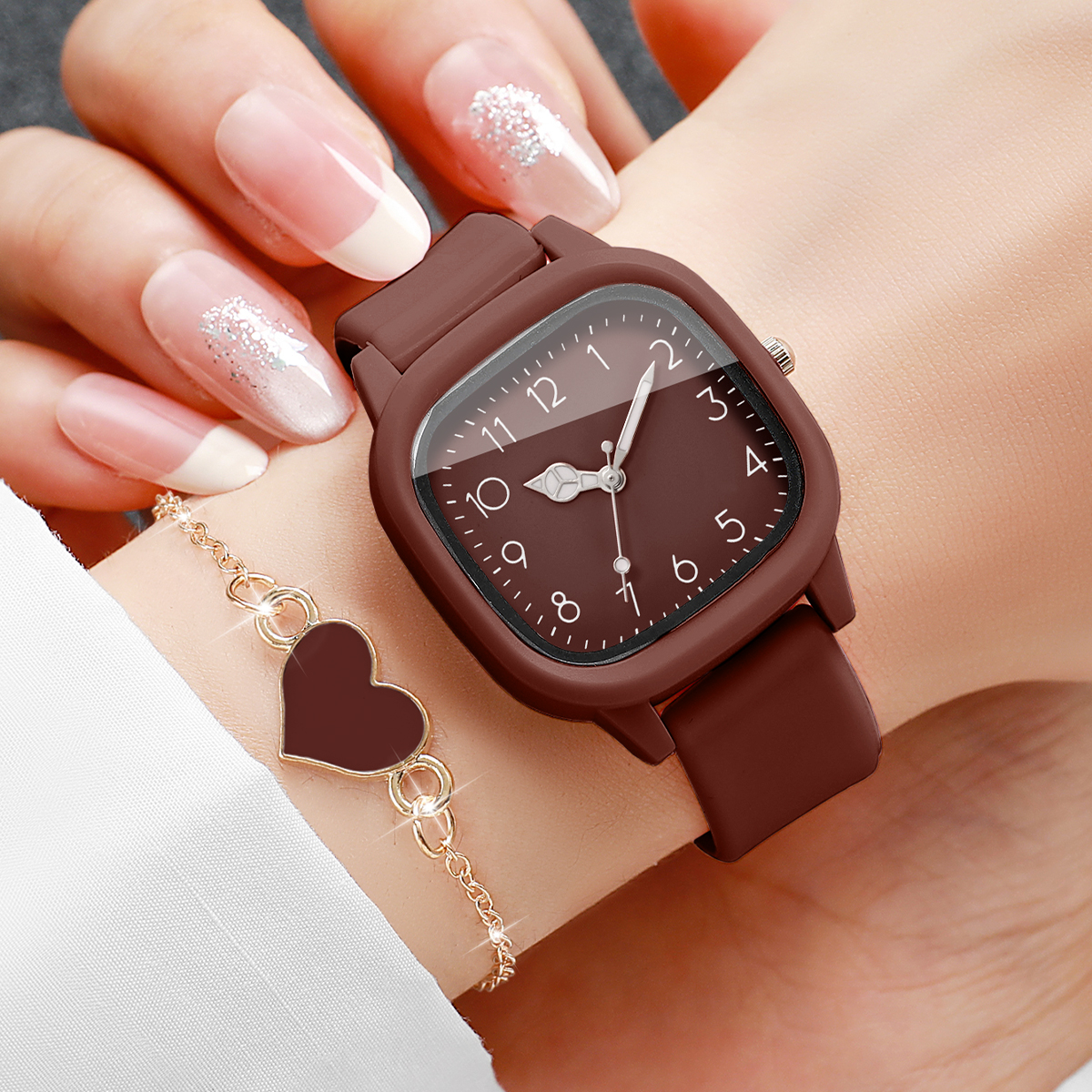 5PCS Fashion Women Watches Hea - Jewelry Watches For Women のレビューと価格