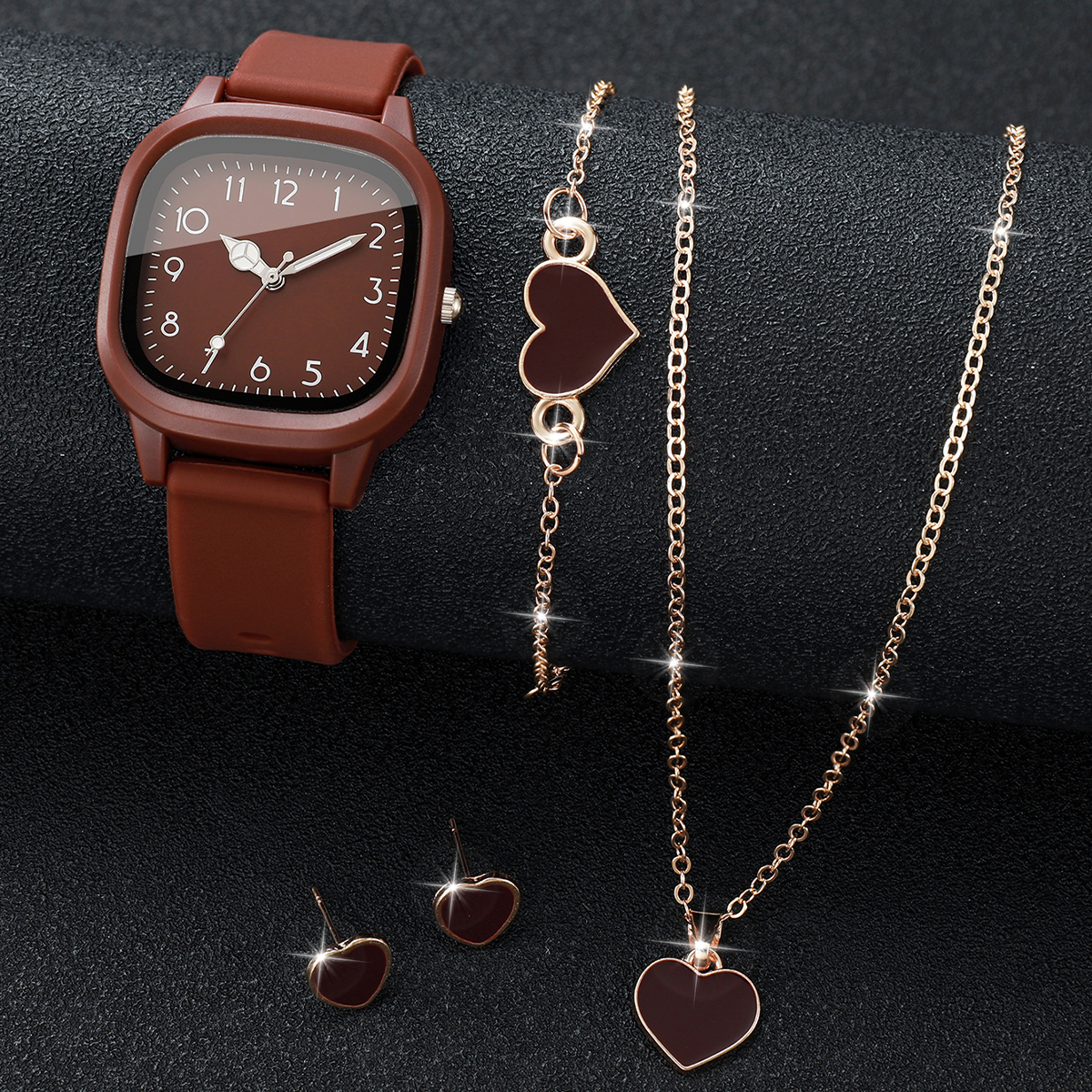 5PCS Fashion Women Watches Hea - Jewelry Watches For Women のレビューと価格