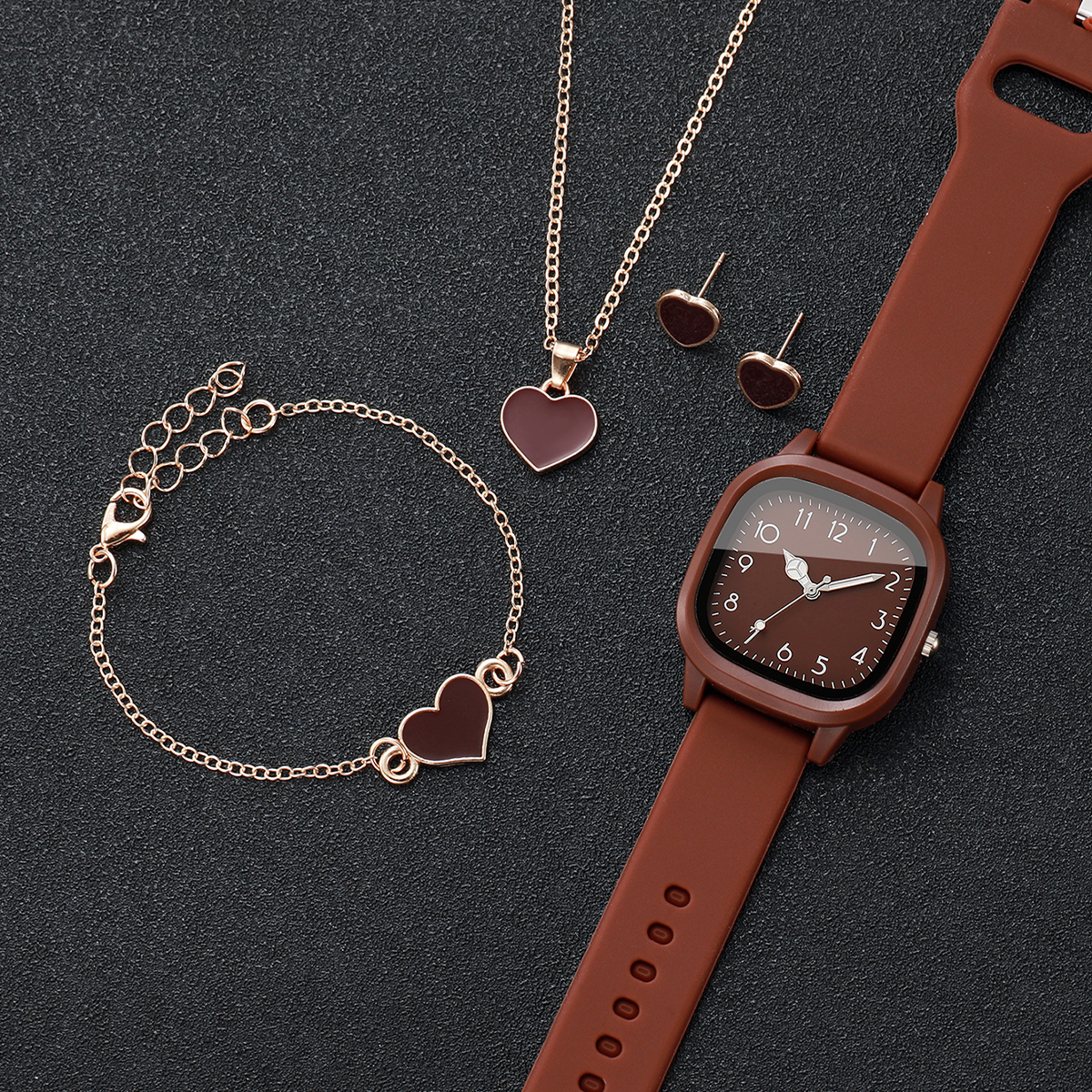 5PCS Fashion Women Watches Hea - Jewelry Watches For Women のレビューと価格
