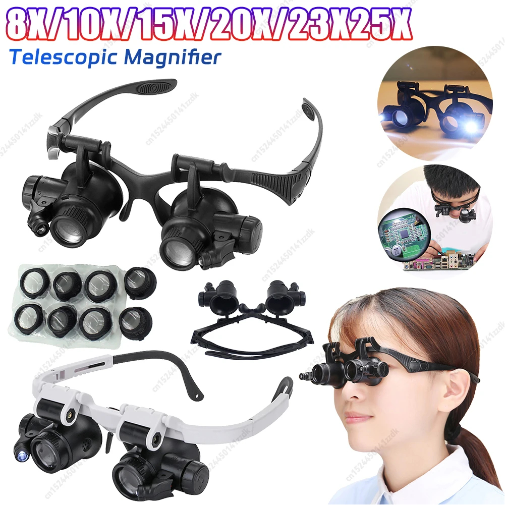 10-25X Head-Worn Magnifier wit - Jewelry Repair & Watches Photos のレビューと価格