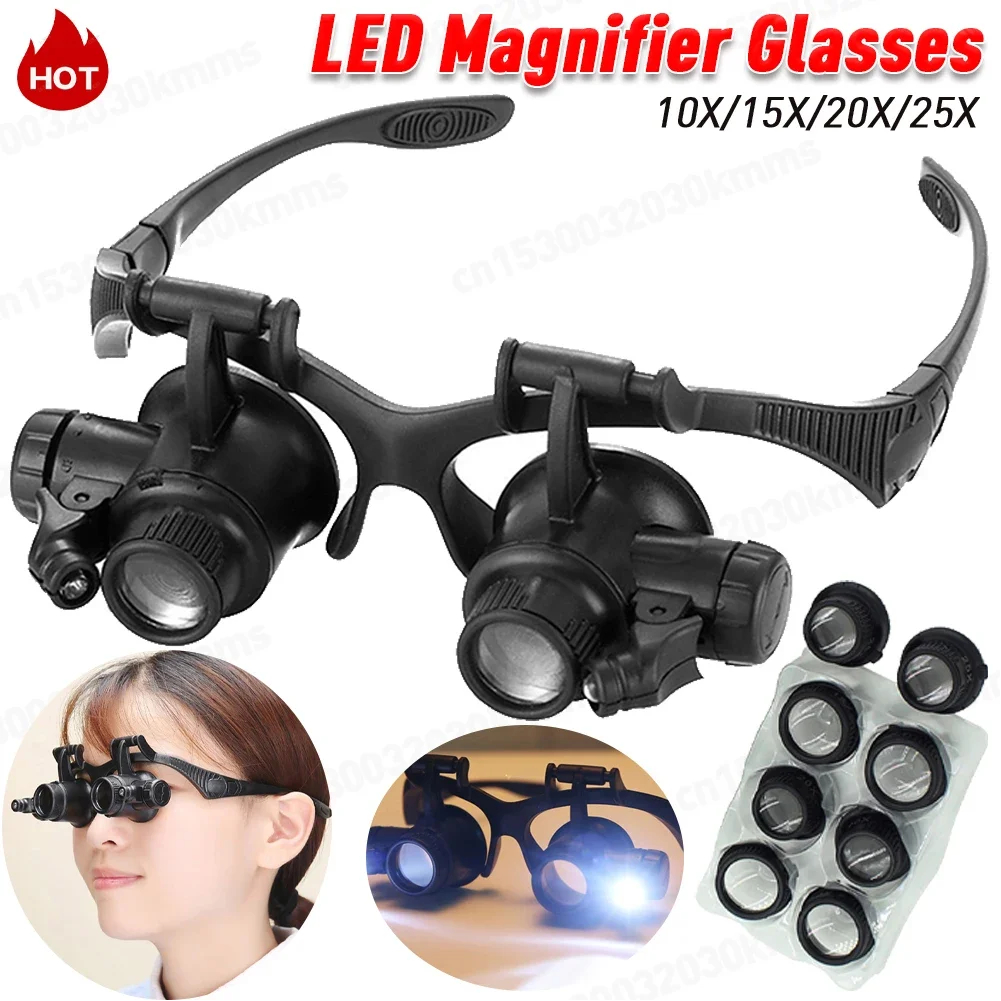 10-25X Head-Worn Magnifier wit - Jewelry Repair & Watches Photos のレビューと価格