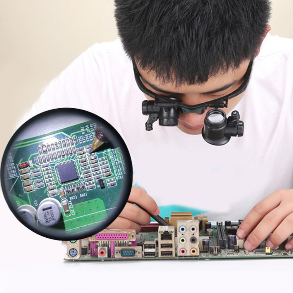 10-25X Head-Worn Magnifier wit - Jewelry Repair & Watches Photos のレビューと価格