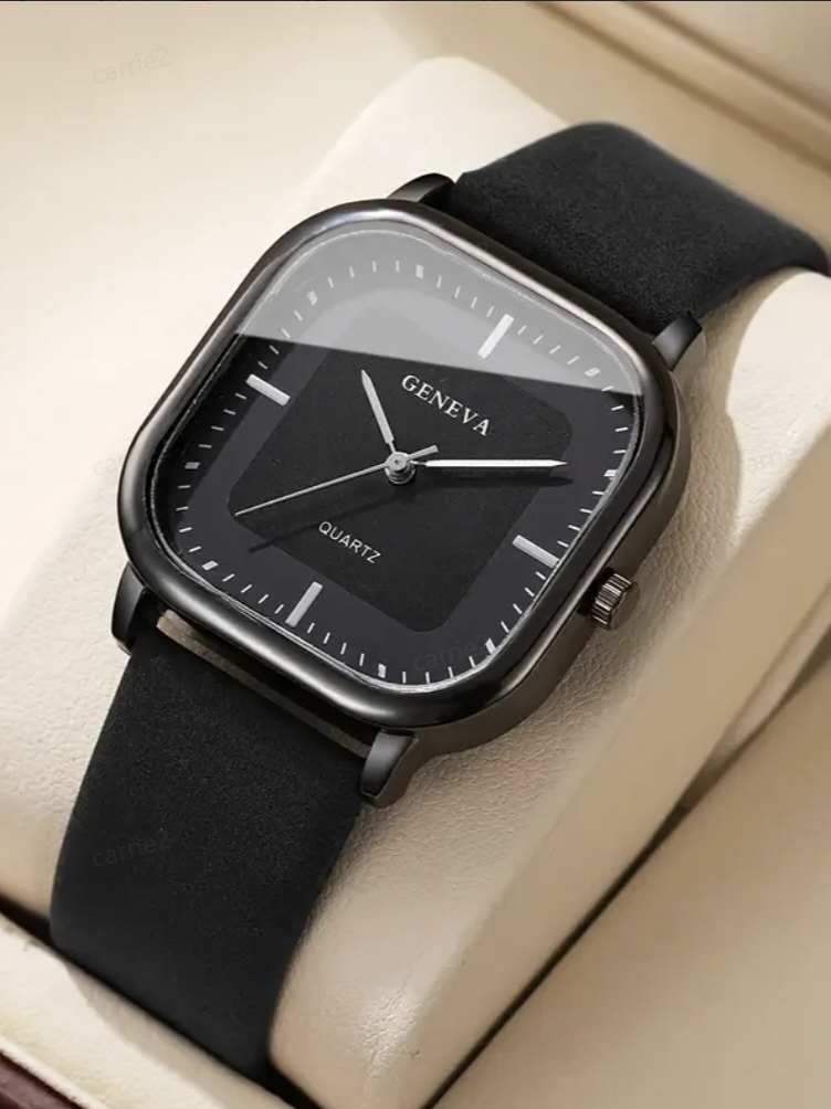 No gift box; men's leather str - Jewelry Bracelet Watches のレビューと価格