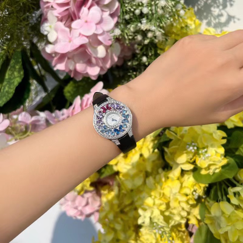 Luxury Colorful Women's Watch  - Jewels In Quartz Watches のレビューと価格