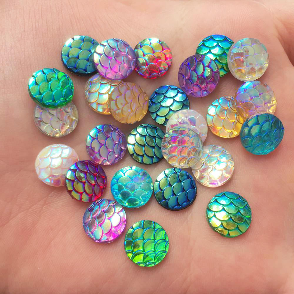 Shiny 100Pcs AB Resin 10mm Rou - Paradise Jewelry & Watches Dolphin Mall のレビューと価格