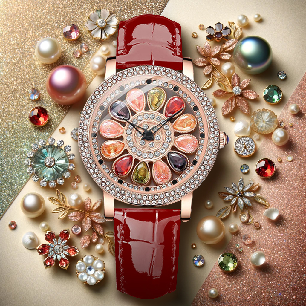 New Spinning Fresh and Beautif - Jewels In Quartz Watches のレビューと価格
