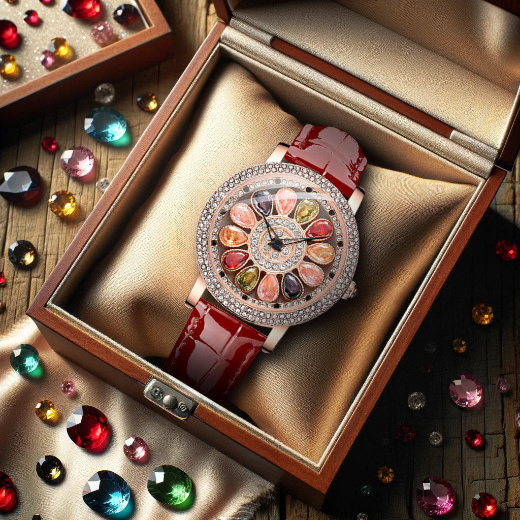 New Spinning Fresh and Beautif - Jewels In Quartz Watches のレビューと価格