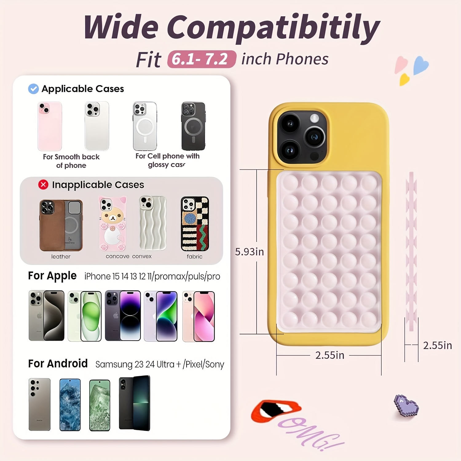 2pcs Double-Sided Silicone Suc - Watches & Jewelry Repair Center New York Reviews のレビューと価格