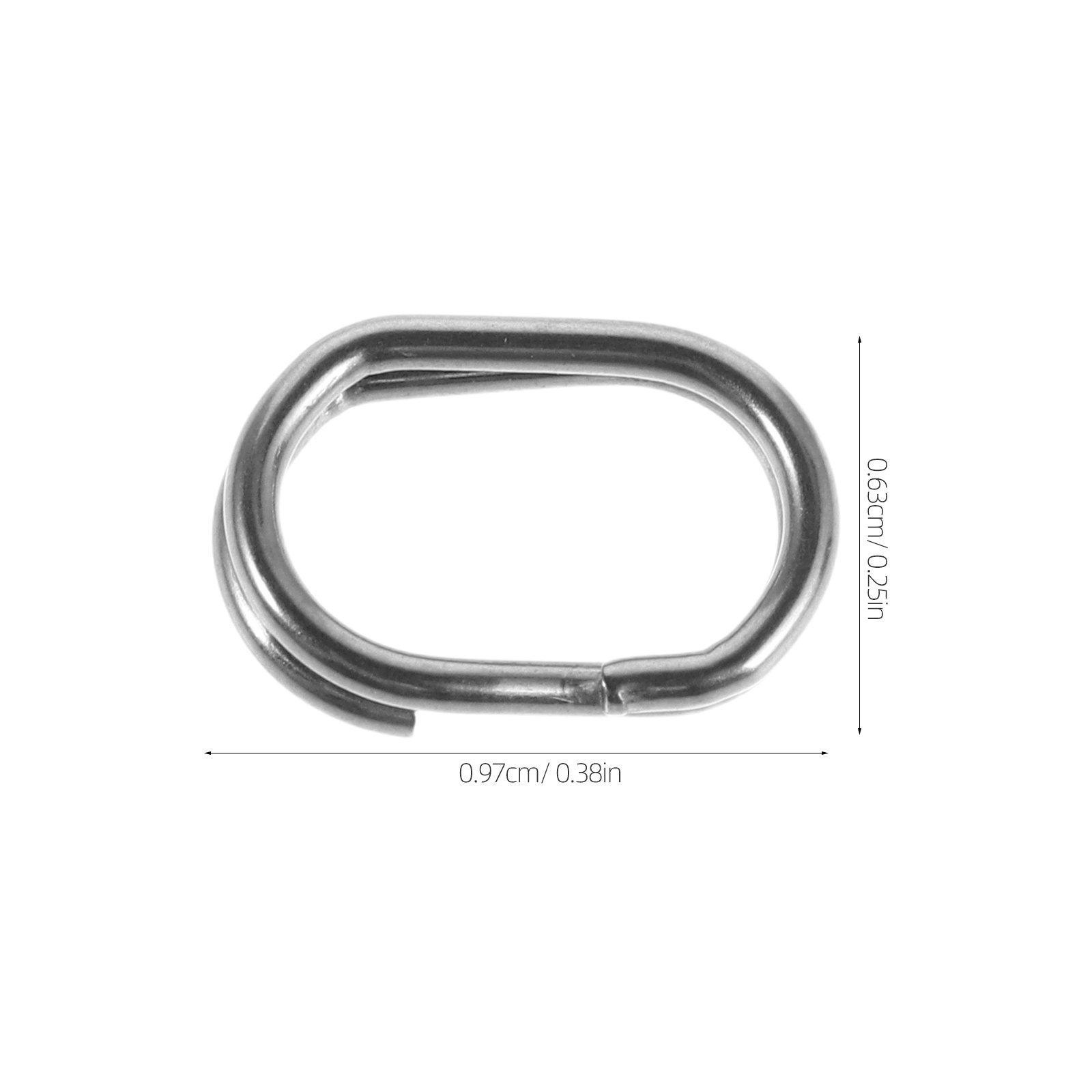 100Pcs Oval Stainless Steel Sp - Jewelry Repair & Watches Photos のレビューと価格
